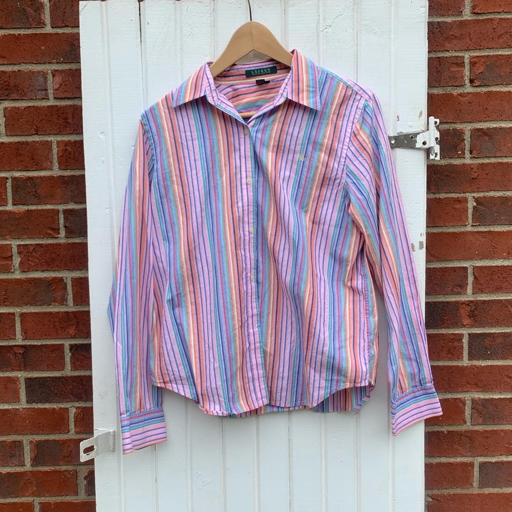 Ralph Lauren Women’s Multicolor Striped Shirt